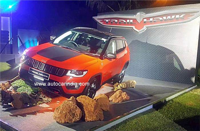Jeep Compass Trailhawk showcased in India
